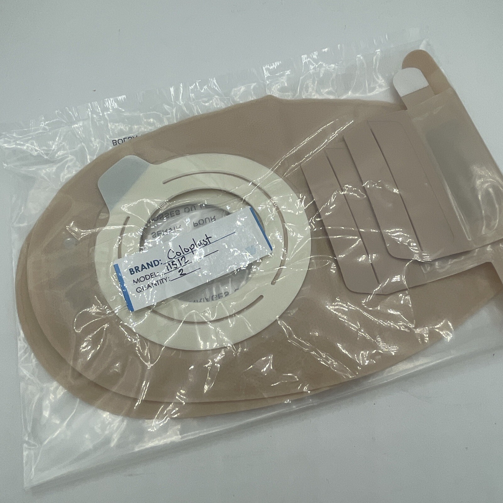 2 Coloplast 11512 SenSura Flex Filtered Ostomy Pouch, Two-Piece System 1-1/2″