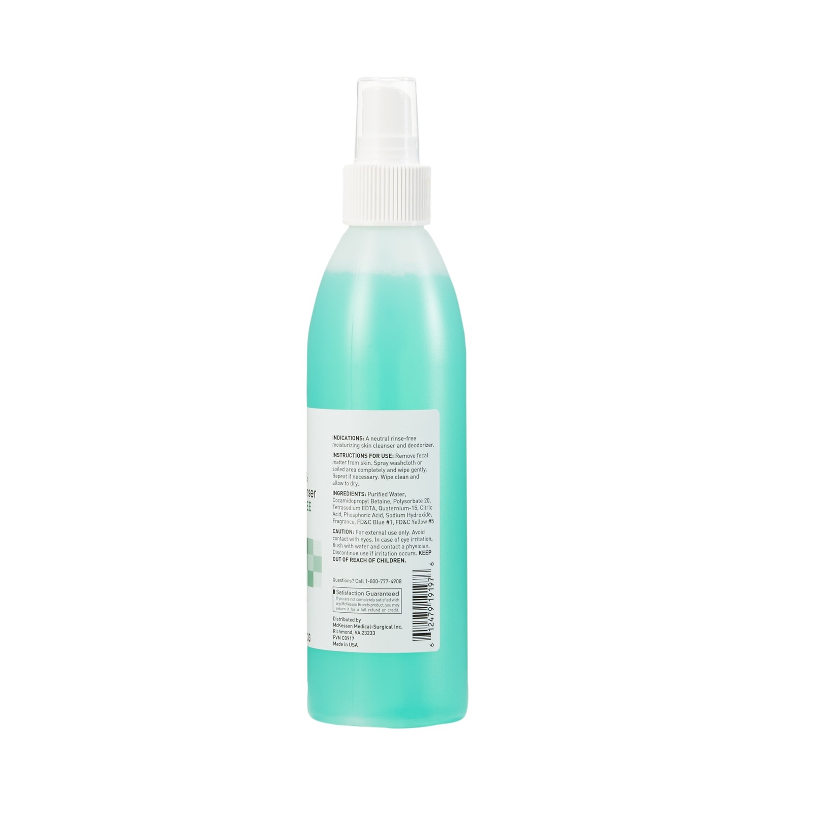 McKesson Rinse-Free Perineal Wash 8 oz. 48 Ct