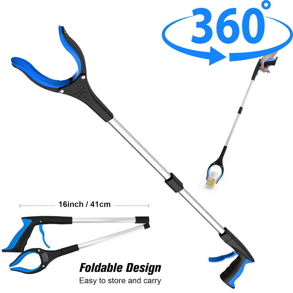 32″ Extra Long Grabber Reacher Mobility Aid Reaching Assist Tool Arm Extension