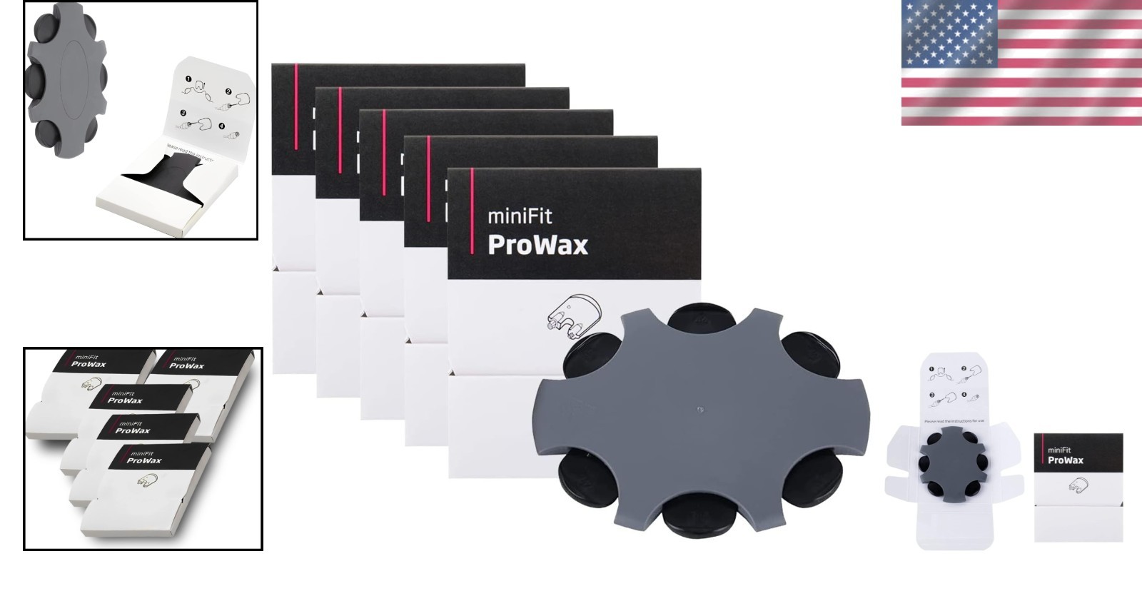 Replacement Wax Filters for Oticon Hearing Aids – 30 Pcs in 5 Convenient Packs