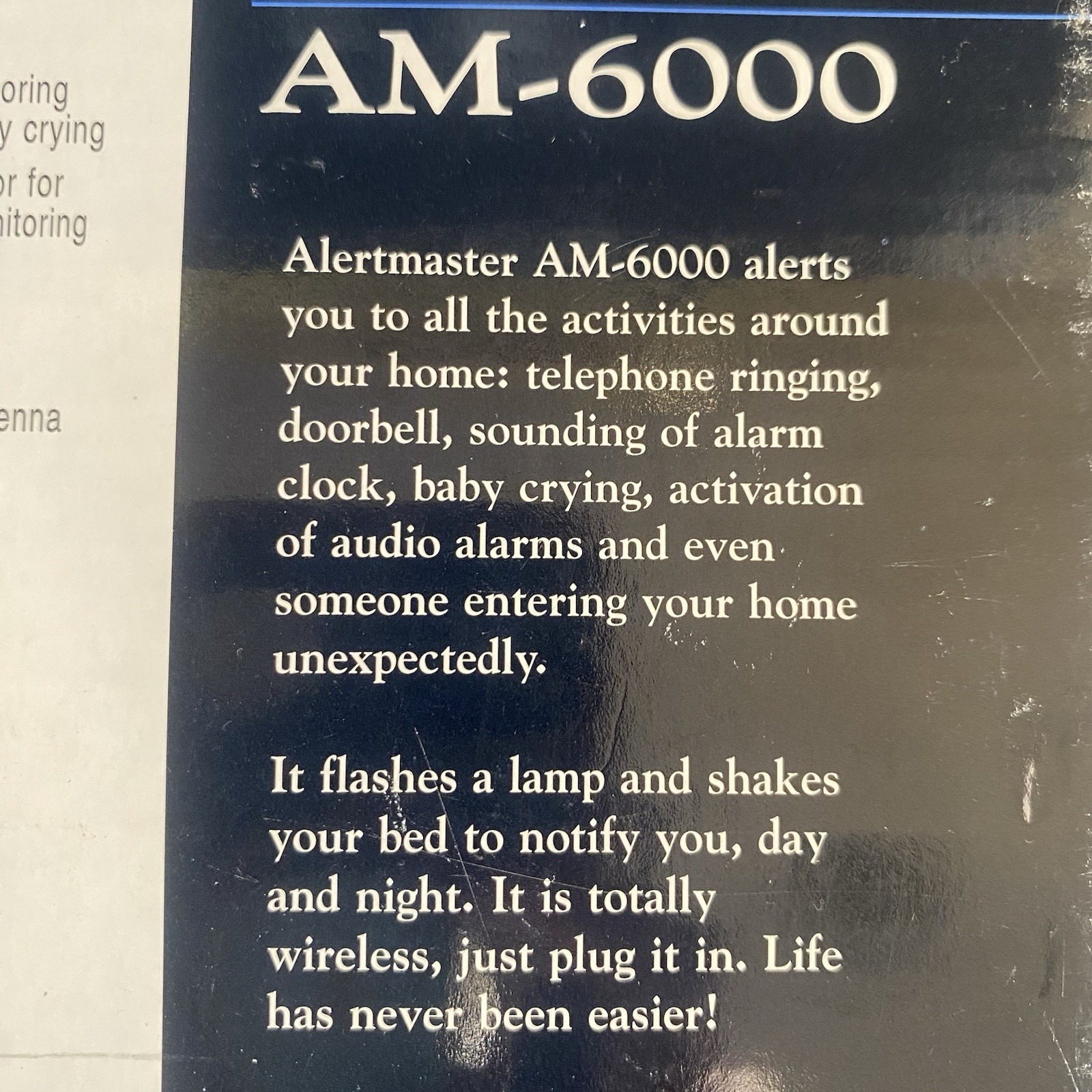 Ameriphone Alertmaster AM-6000 AM-Remote Receiver For Hearing Impaired Read