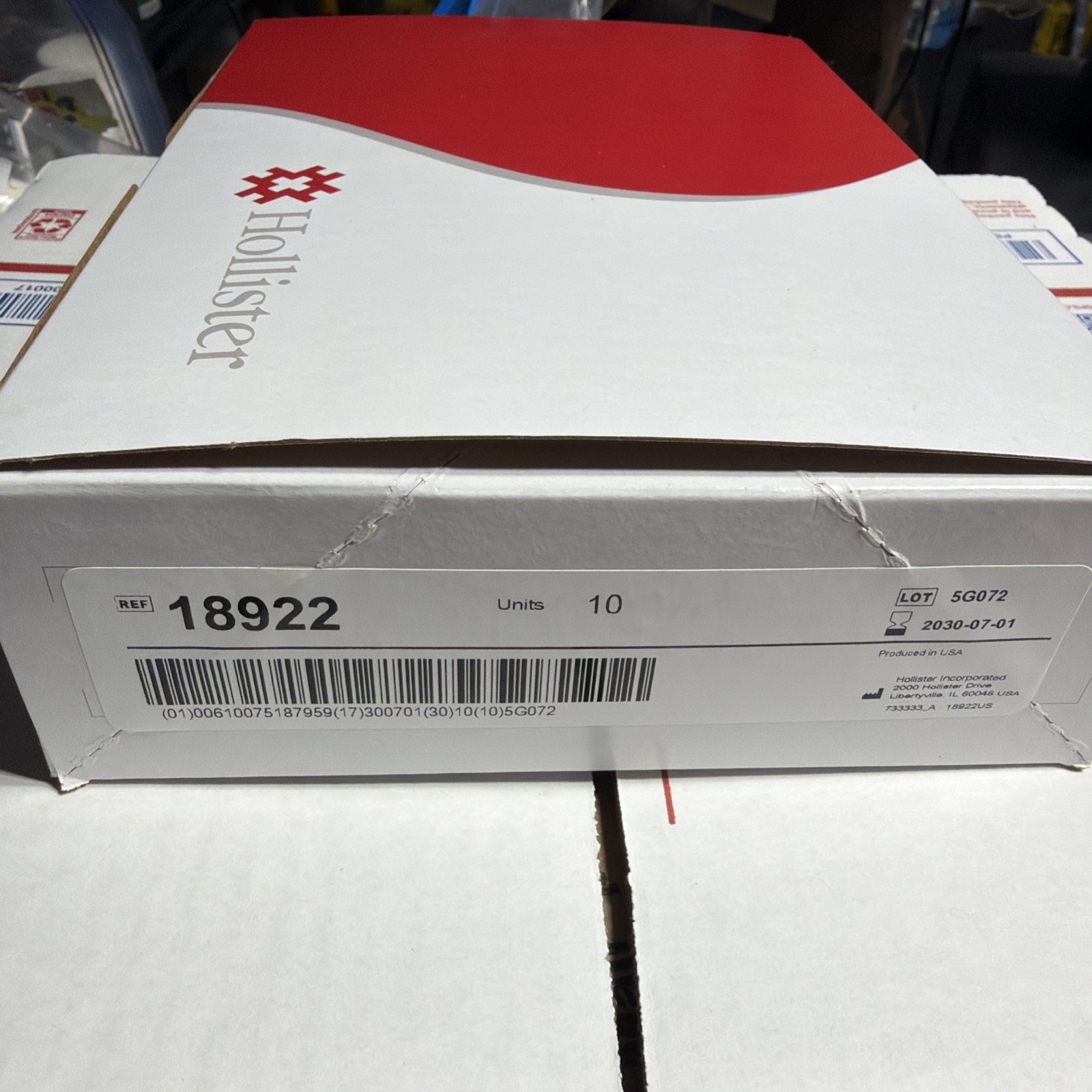 2 Boxes Hollister 18922 2-Piece Urostomy 20 Pouches 1-3/4″ Flange -Exp 07/30