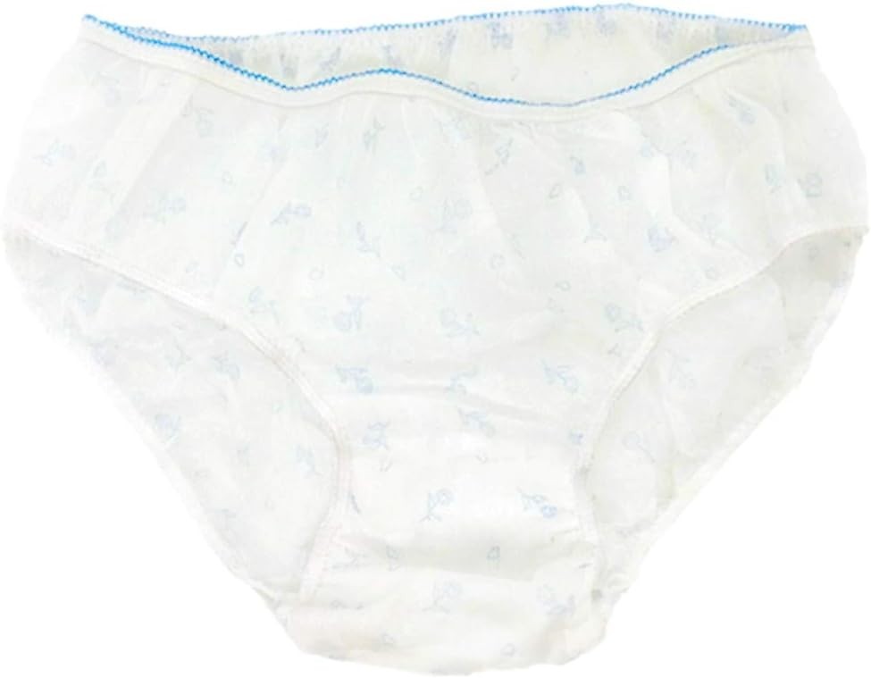 15/30pcs Disposable Floral Bikini Briefs – Hygienic Travel Underwear for Women