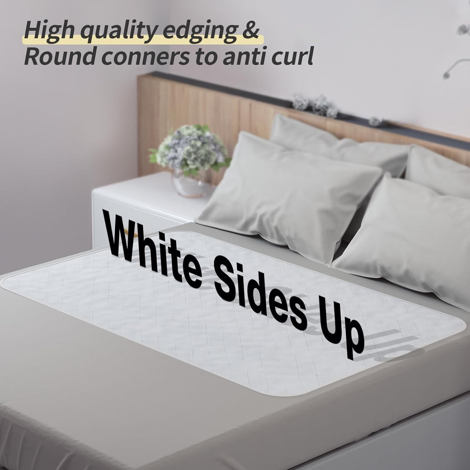 Comfortable & Breathable Waterproof Bed Pads 34” x 36” – Perfect for All