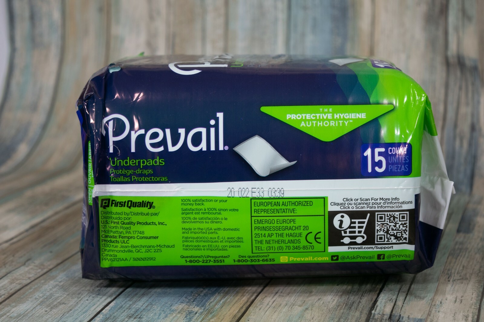 Prevail Underpads L 23″ x 36″ EXTRA STRONG 15 Disposable Absorbent Pads UP-150