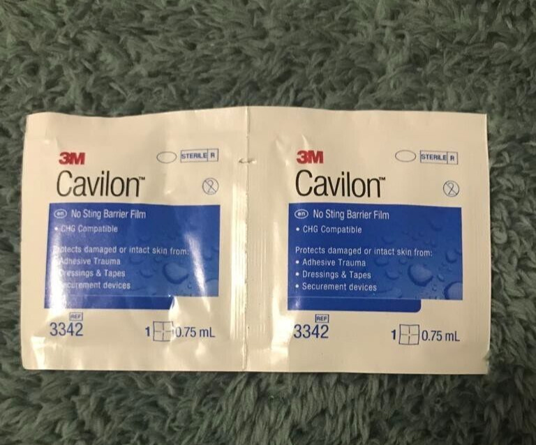 3M Cavilon No Sting Barrier Film Wipes -50×0.75ml (3342). Opened box Exp. 10/27