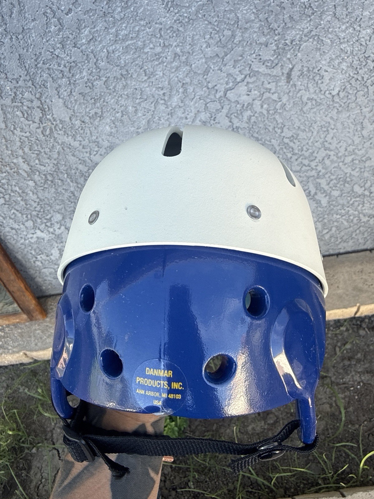 Danmar Products Hard Shell Helmet Size XS W/ Blue Liner Chin Strap