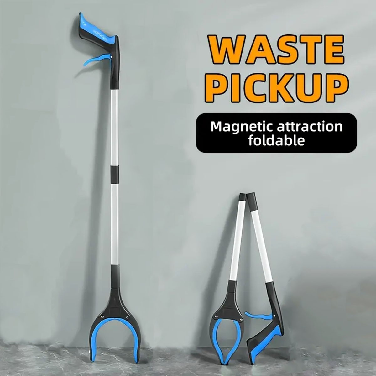 Heavy Duty Grabber Tool Industrial Pick Up Stick Hand Grip Reach Trash Reacher