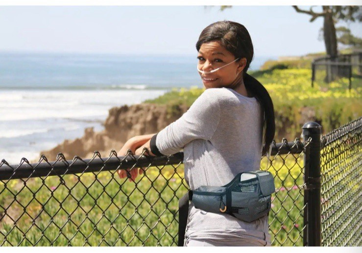 Inogen One G4 Hip Bag Only – Waist Belt / Fanny Pack Portable Carrier Gray