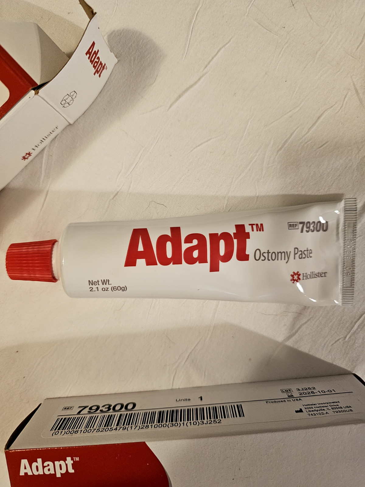 1 Hollister 79300 Adapt 2.1 oz Ostomy Paste Exp. 2027-29