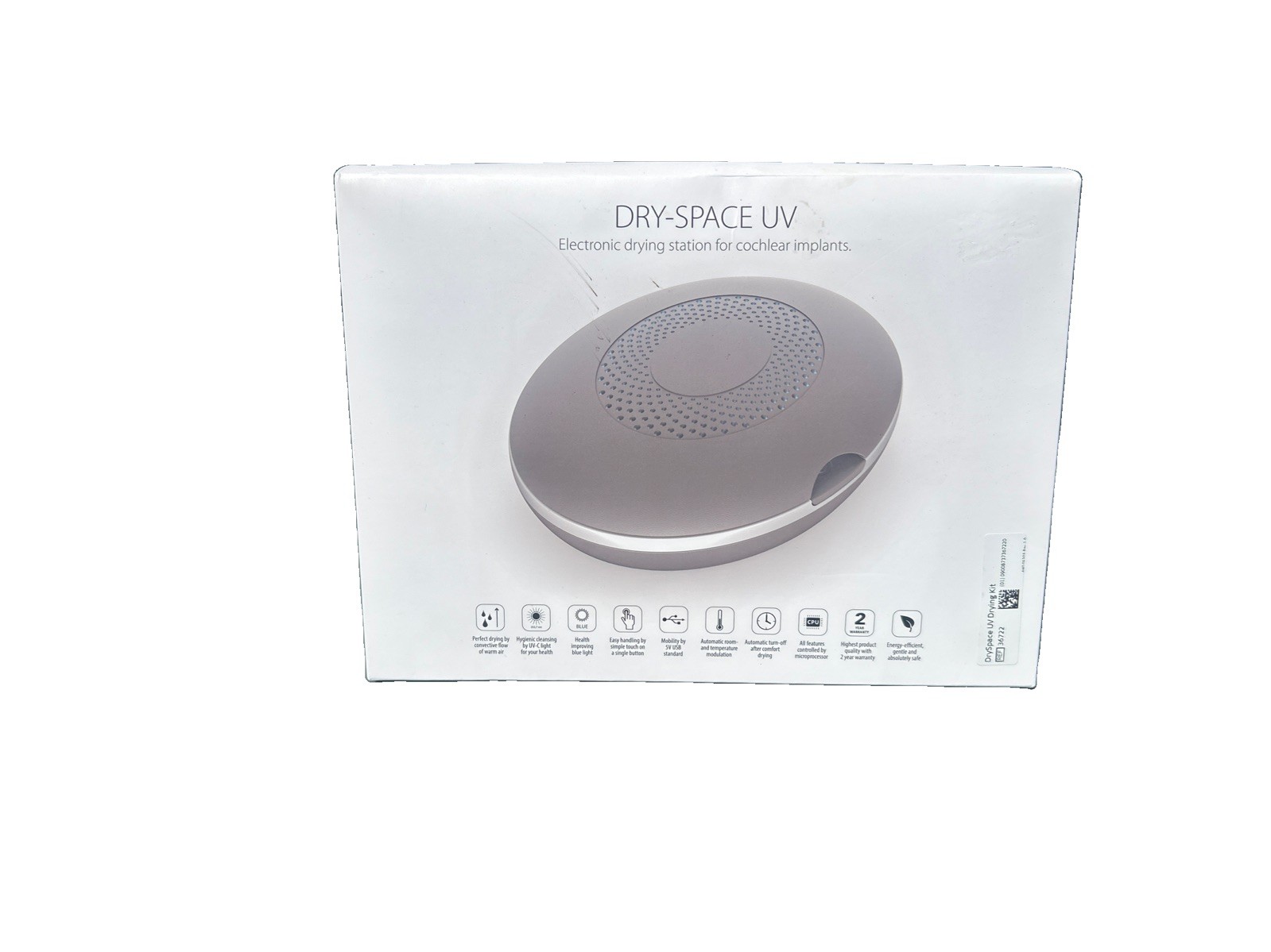 flow-med Dry-Space UV Electronic Hearing Aid Dryer for Cochlear (Brand New)