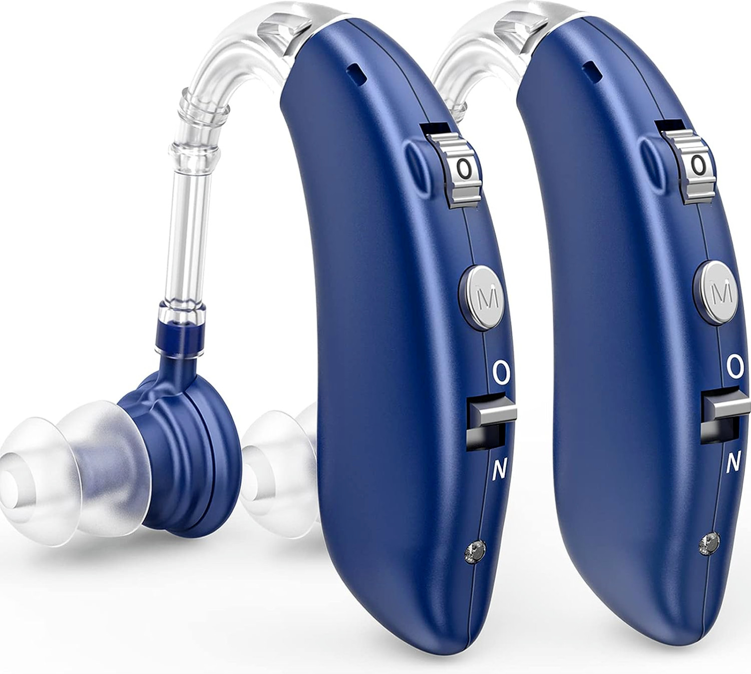 1 Pair Rechargeable Hearing Aids for Seniors & Adults with Noise Cancelling Dig