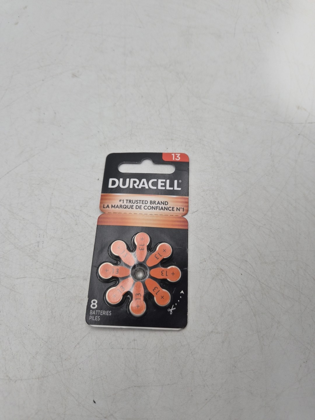 Duracell Hearing Aid Batteries Size 13 Exp 2028 New 8 Pack