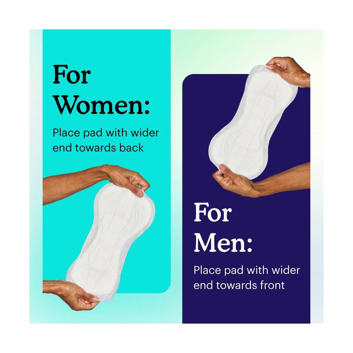 Because Booster Incontinence Pads – 20pk