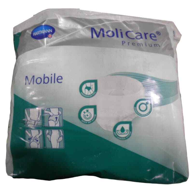 56-PK Molicare Level 5 Premium Mobile Pull-Up Pant, Size L, 1 Case (4 Packs/14)