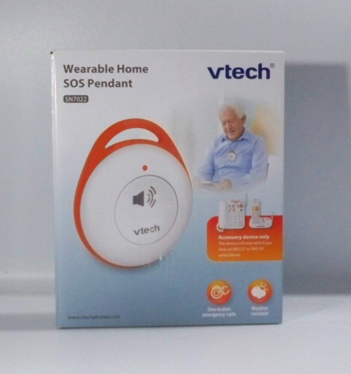 VTech SN7022 Wearable Home Sos Pendant for SN5127 & SN5147 Phones OPEN BOX NEW