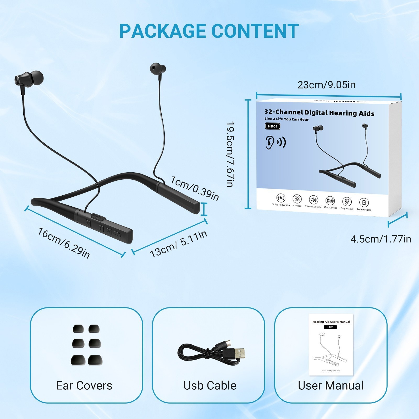 Rechargeable Hearing Aid Bring Clear and Comfortable Sound Experience OTC