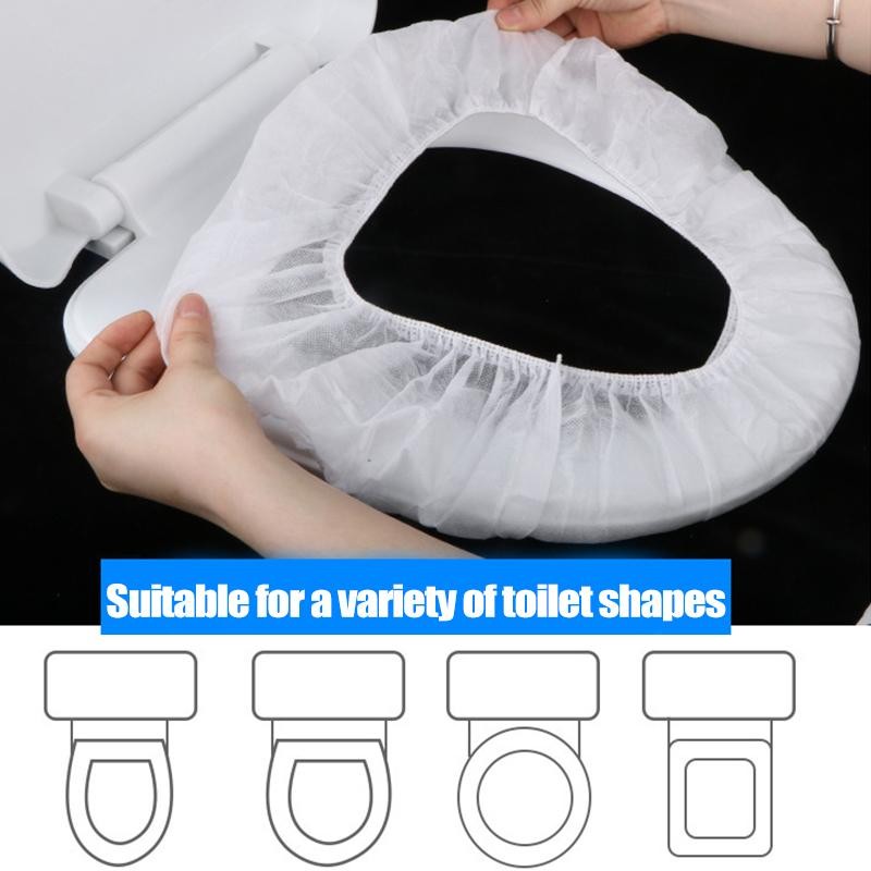Disposable Toilet Seat Cover – Sterile, Portable, Nonwoven Travel & Camping Bath
