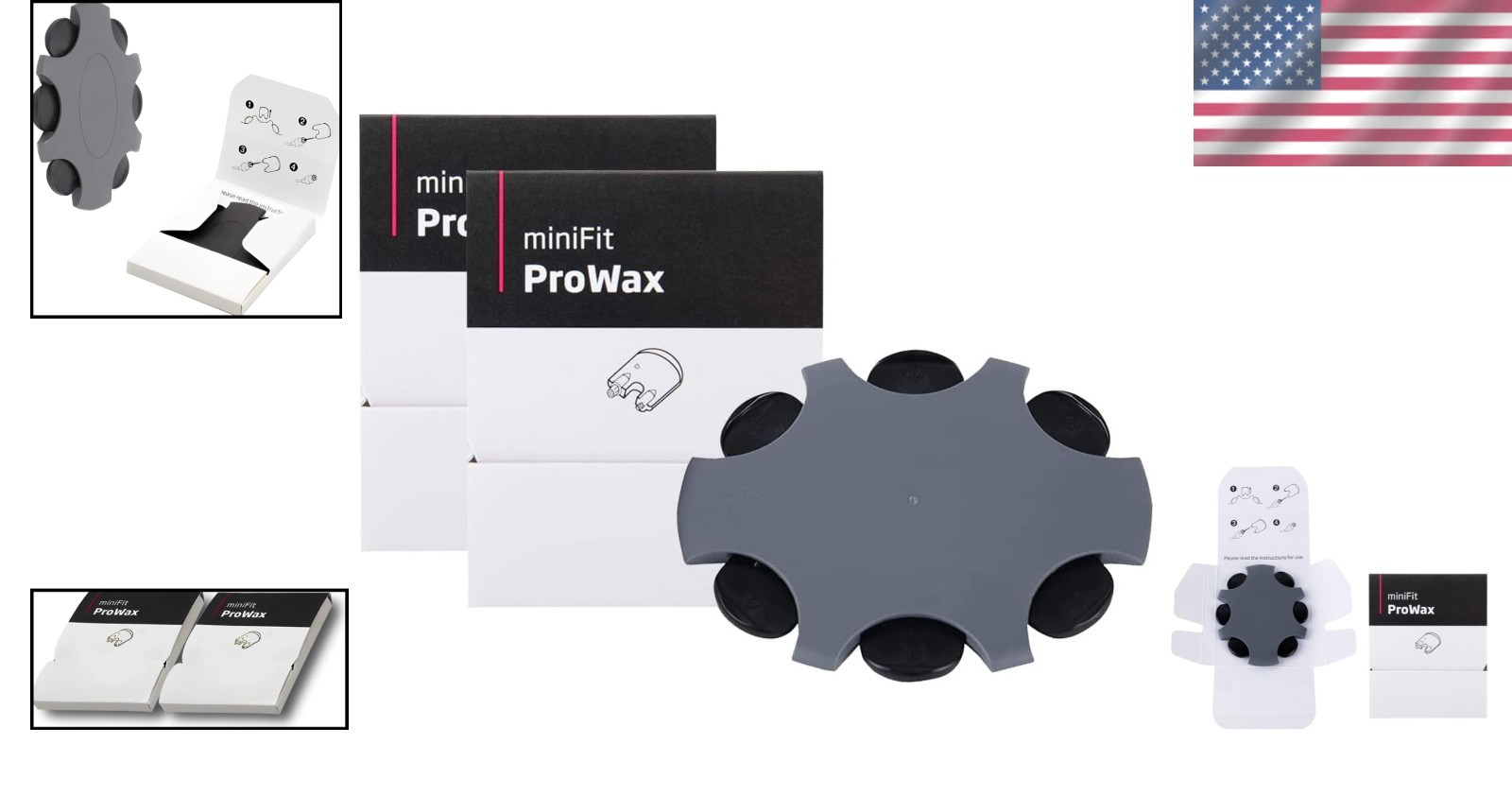 Oticon ProWax MiniFit Hearing Aid Supplies – 2 Packs with 12 Filters Each – D…