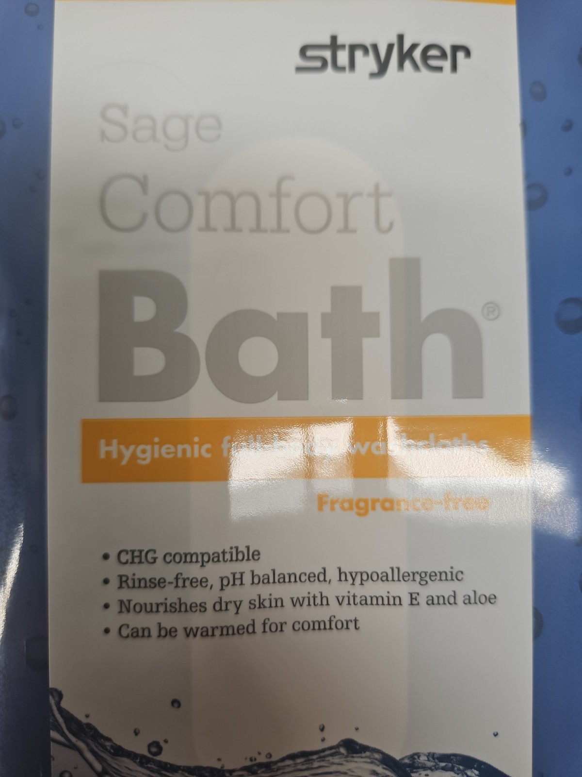 Stryker Sage Comfort Bath Full-Body Cleansing Washcloths, Heavyweight 48 packs-5