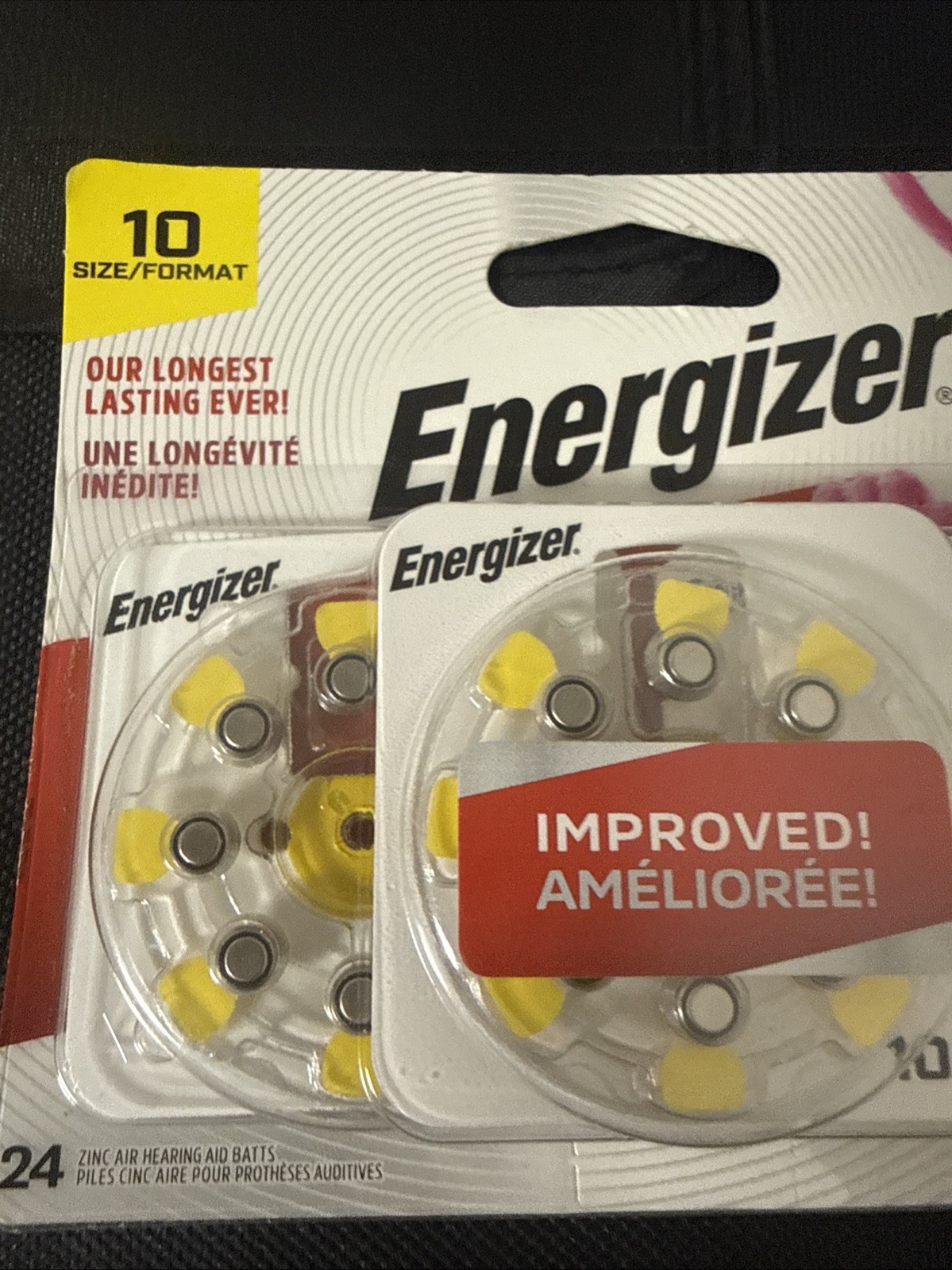 NEW Energizer Hearing Aid Batteries Size 10 EZ Turn & Lock EXP 9/2026 2 Packs