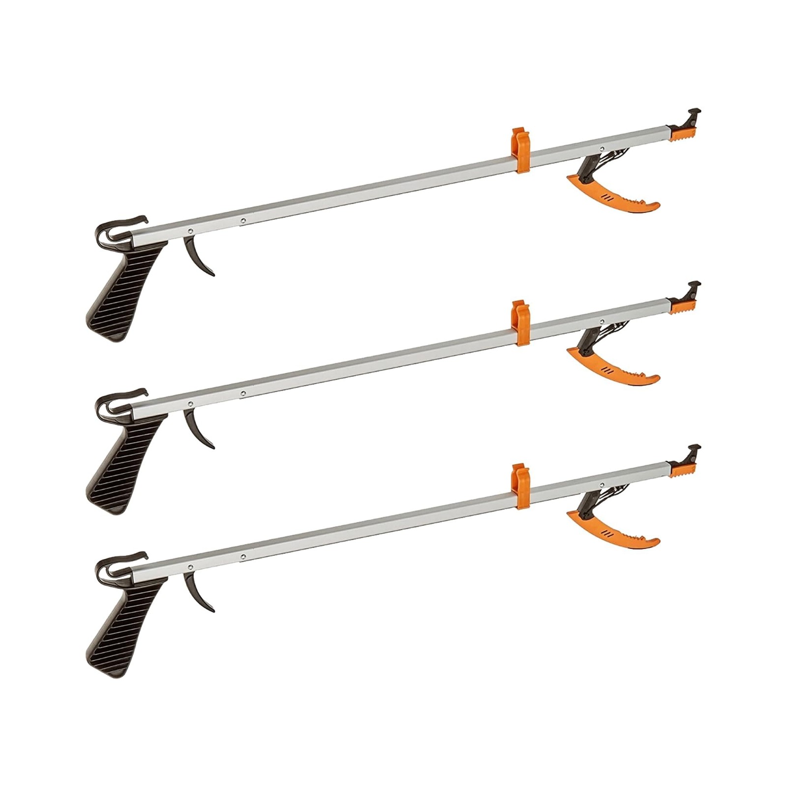 Cubii Health Reacher, Compact 15″ Ergonomic Reaching 15 Inch, 3 Pack, Silver