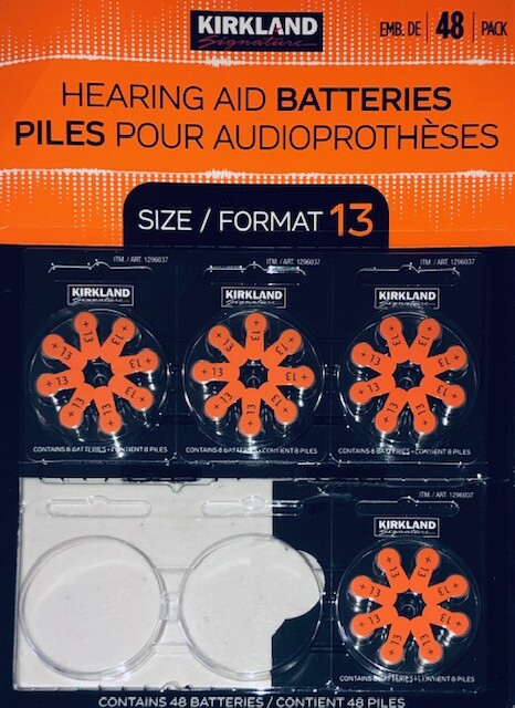 Lot of 80 Kirkland Signature Hearing Aid Batteries Size 13 Best Before 3/23 NEW