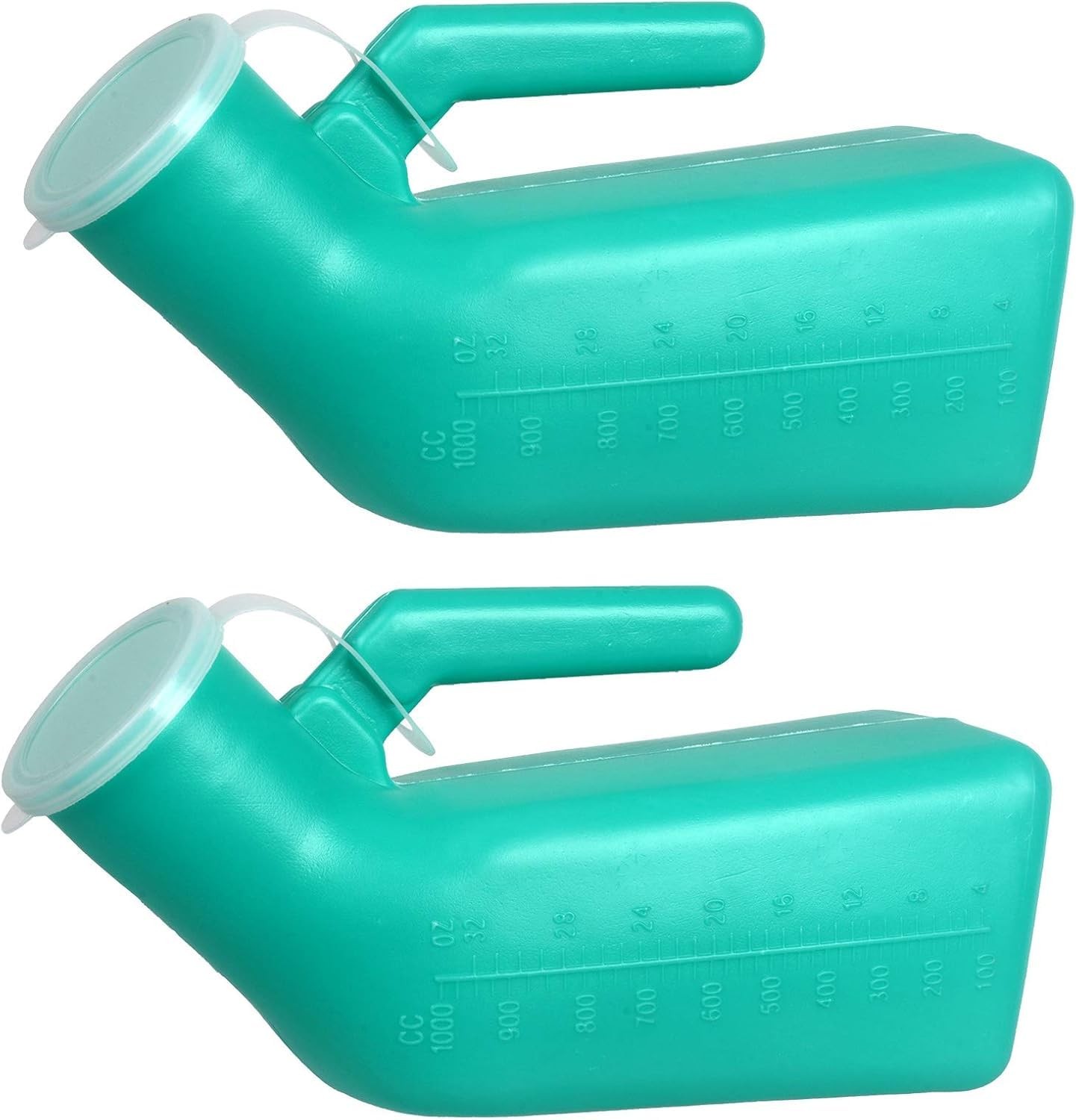 2 Pack 1000ml Pee Bottles Spill Proof Urinal Male Female Portable Car Camping