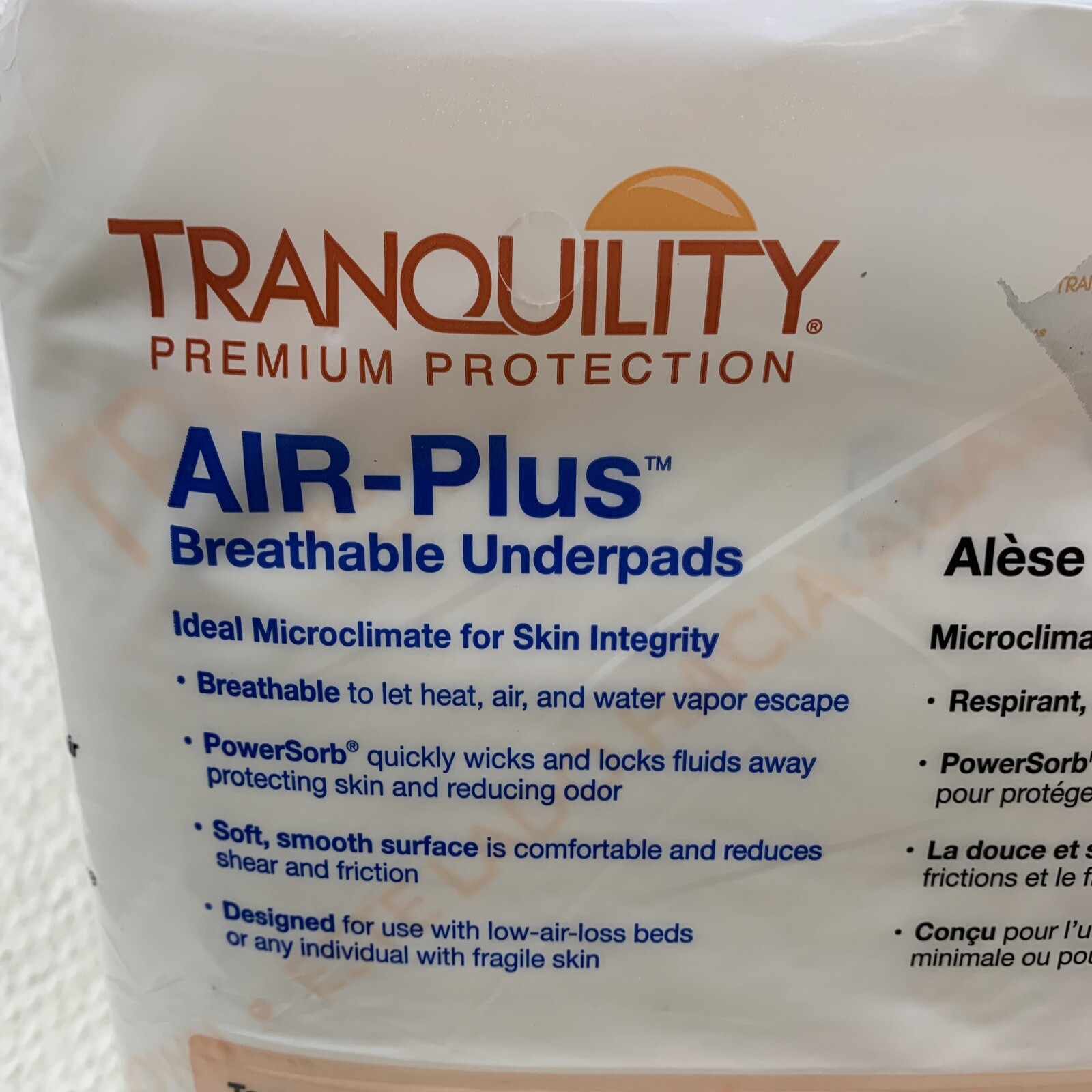 Tranquility AIR-Plus Breathable Underpad Heavy Absorbency 30 X 36″ 10 ct NEW