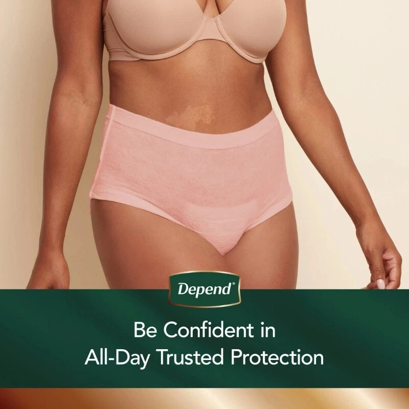 Depend Silhouette Women’s Incontinence & Postpartum Underwear for Bladder Leaks