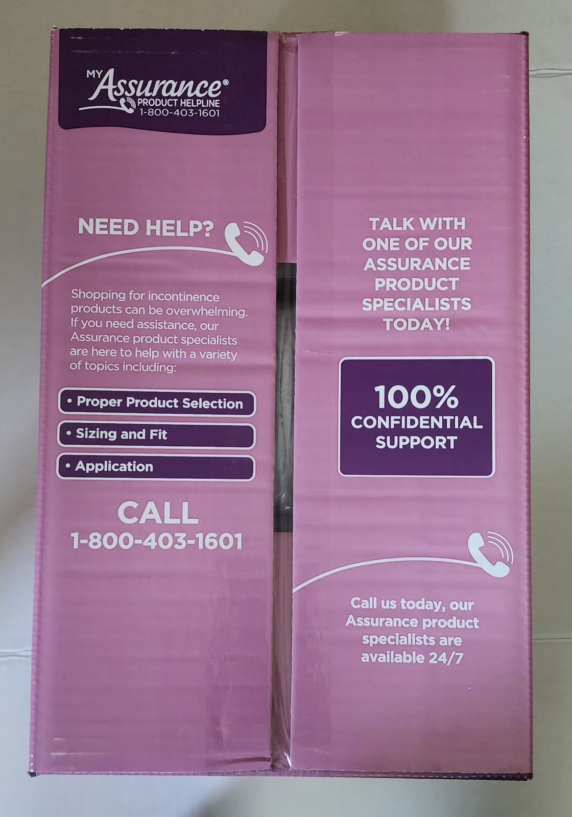 Assurance Women’s Maximum Absorbency Underwear, Large (16‑22), 54 Count – Discre