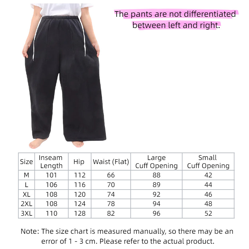 Stent Care Pants Fracture Patients After Leg Surgery Thickened Fleece Trousers