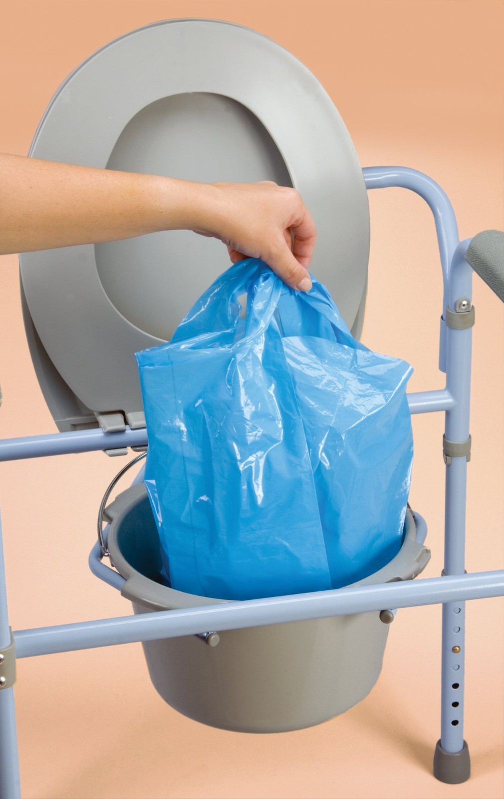 Commode Liners, 42 Liners Fits Most Commodes, With Absorbent Powder, Holds 2…