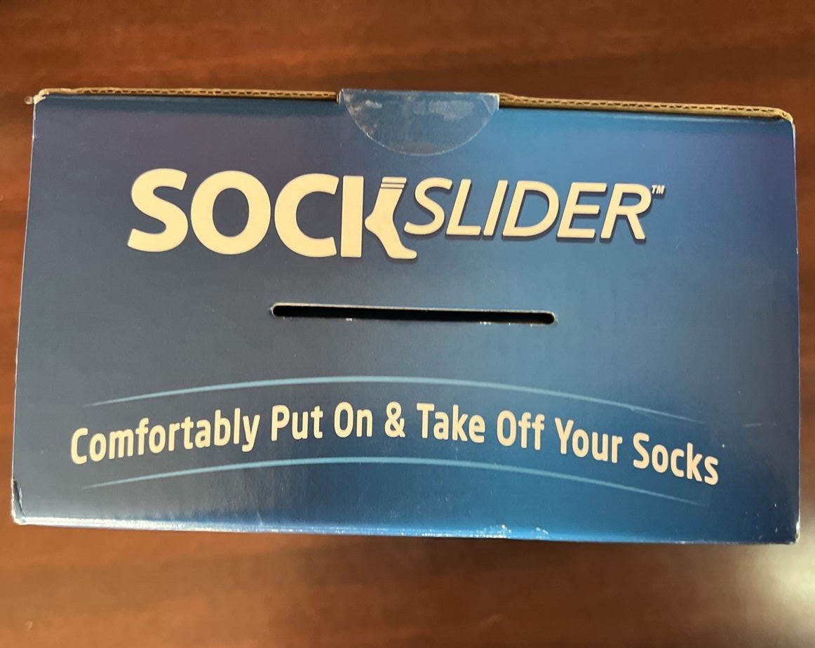 Sock Slider Aid Shoe Horn As Seen On TV Kit Put Socks On Off No Bending SEALED