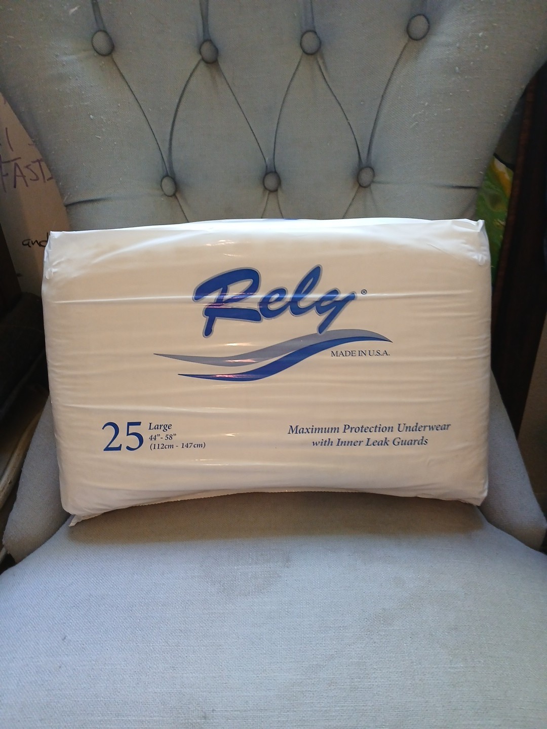 Rely Large Disposable Underwear 25 Pack