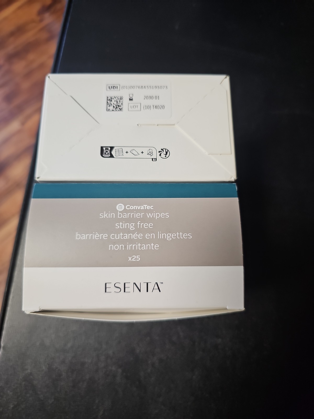 Esenta Sting-Free Skin Barrier Wipes, 25 Count. 2 Boxes Of 25
