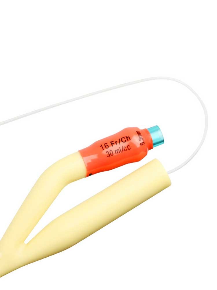 5Pcs 14-22FR 2 Way Latex Urinay Catheter Urology With Valve Urethral Catheter US