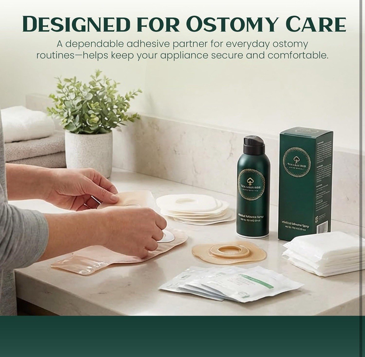 **CASE OF 12** Ten Aces Med 7730 Ostomy Prosthetic Adhesive Spray