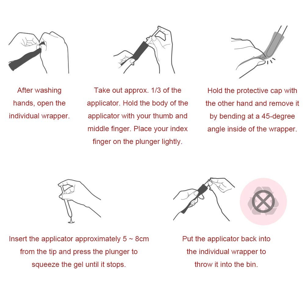 wettrust InnerGarm Disposable Multicare Essence Gel 30 Applicators