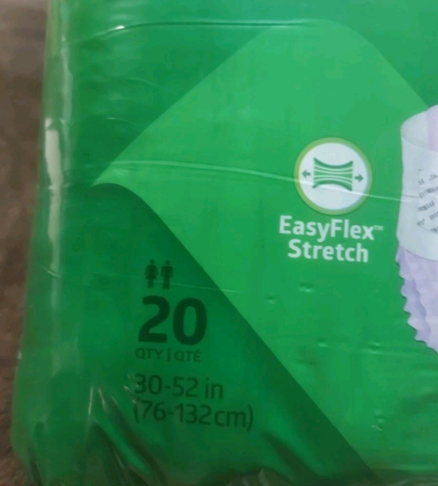 Fitright Extra Adult OptIFit Briefs 20-Count 30-52 In size Large Medline New