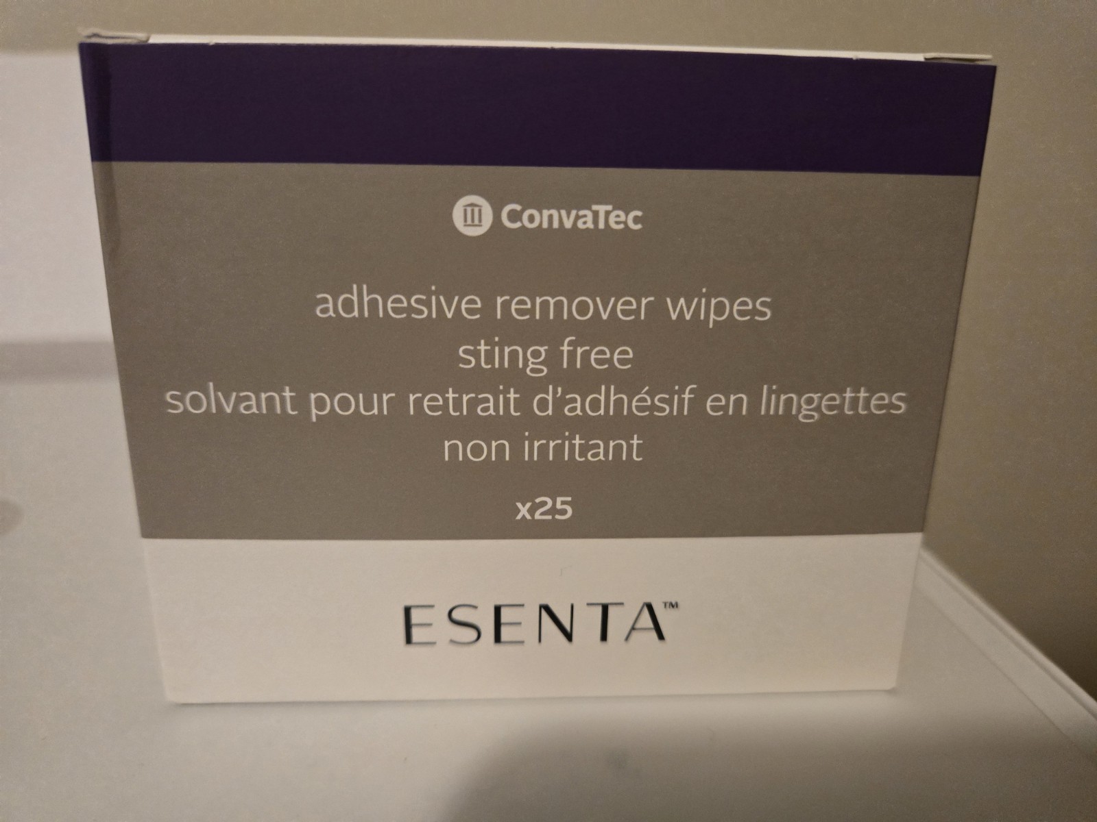 Lot Of 2 ConvaTec 423391 Esenta Ostomy Adhesive Remover Sting Free Wipes