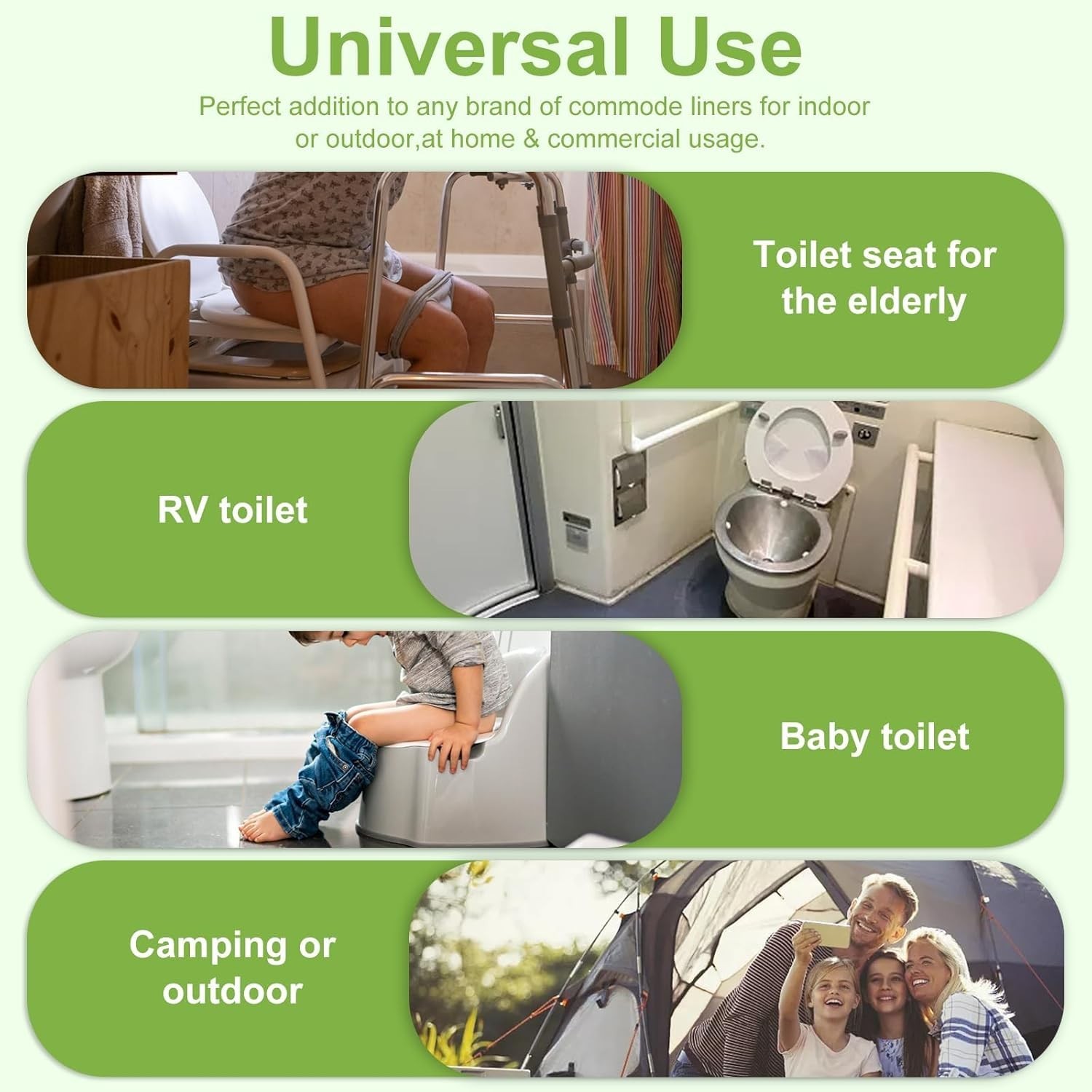 100 Disposable Commode Pads – Leak-Proof Hygiene Solution for Bedside Use