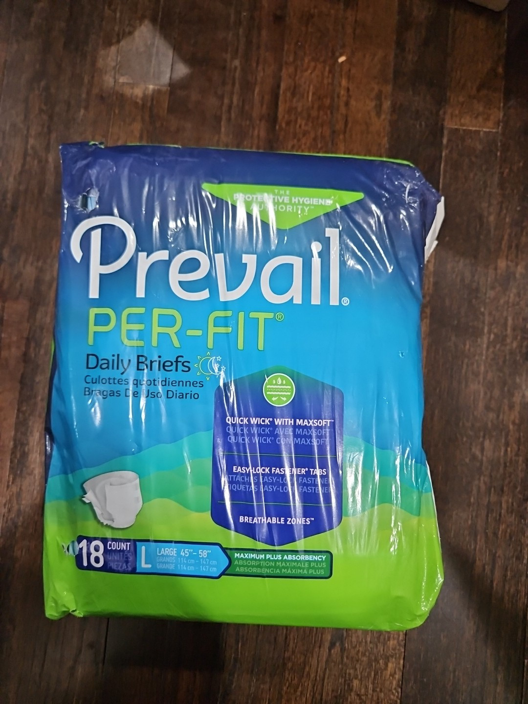 Prevail Per-Fit Daily Underwear Absorbency Large
