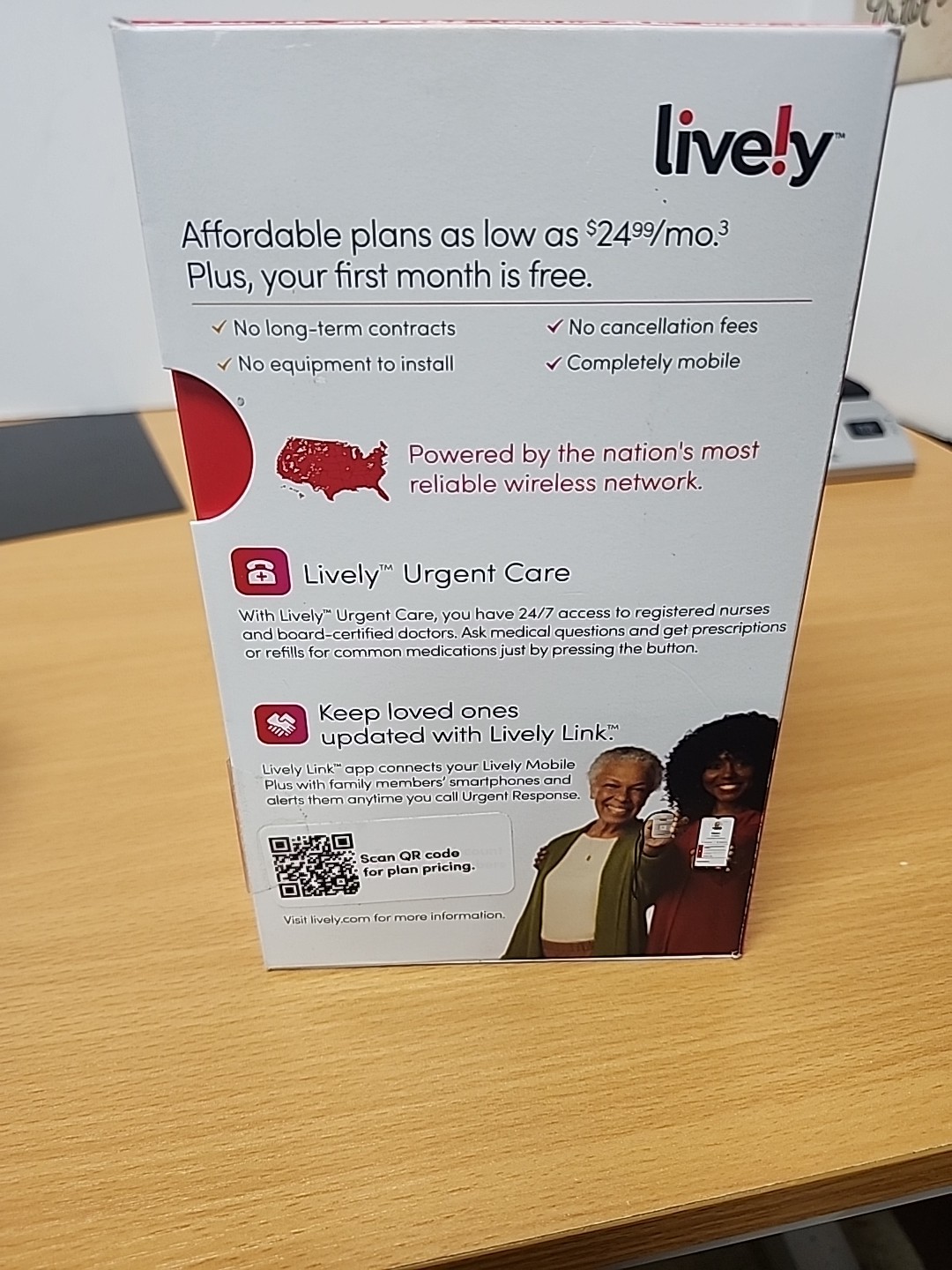 Lively Mobile Plus Medical Alert Device – New Sealed Box