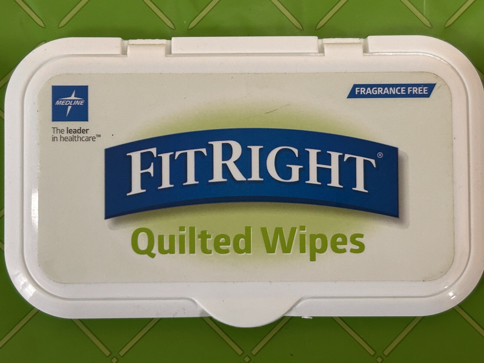 FitRight Quilted Wipes Personal Cleansing Cloths 4 Packs of 48, 8”x12” Unscented