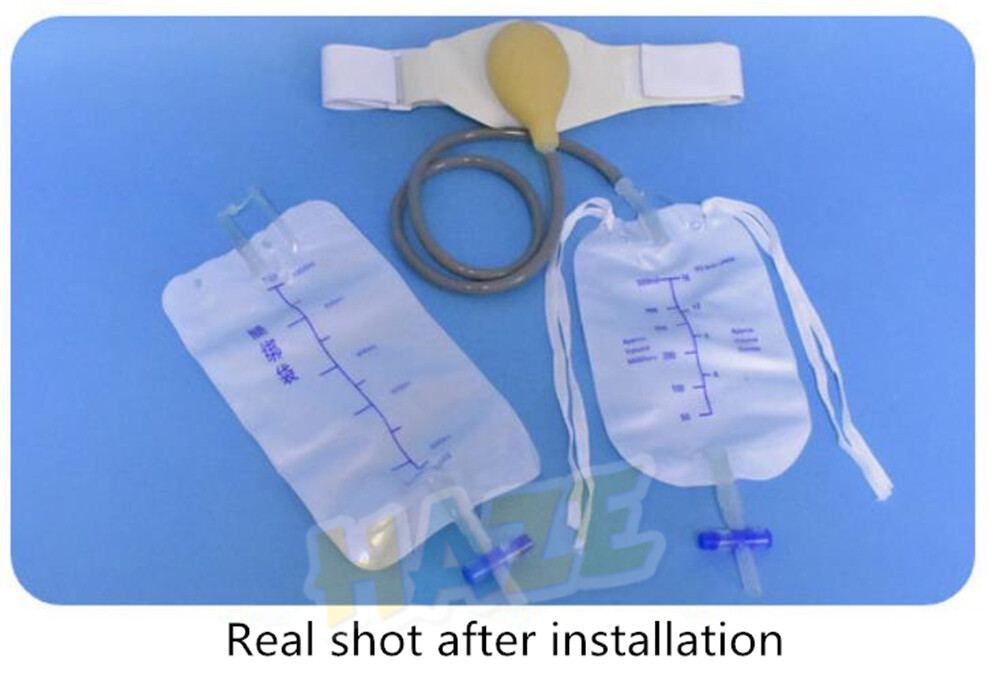Night Use Bladder Full Cut Waist Belt Ostomy Urine Bag Anti-backflow Medical 1pc