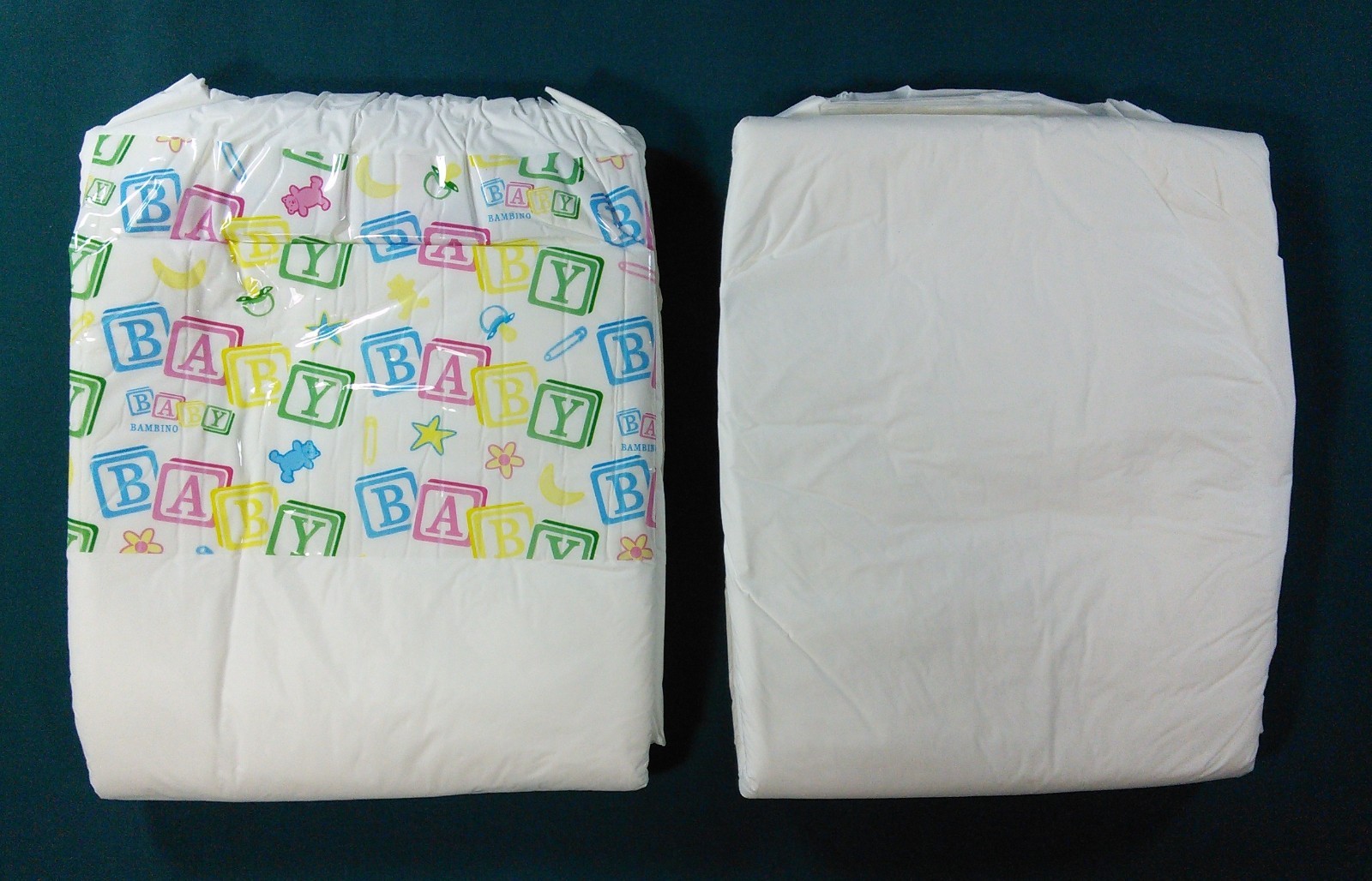 *1 Pack* L Bambino Adult Plastic Diapers ABDL Large Classico V1 Sample