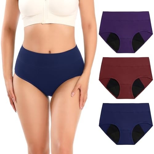 Molasus Incontinence Underwear Women’s High Absorbency Period Leakproof Size 4XL