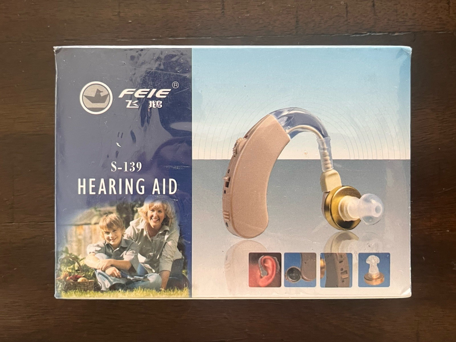 FEIE S-139 ear hearing aid device, NEW Unopened