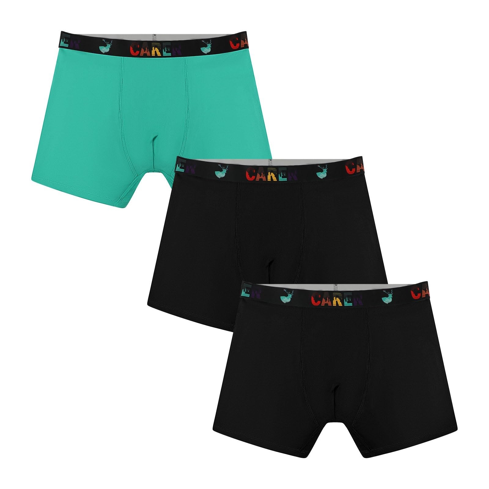 Carer Boys Incontinence Underwear Washable Cotton Incontinence Boxer Briefs 4-18